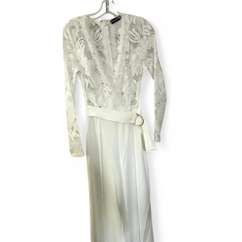 Elegant White Lace Jumpsuit